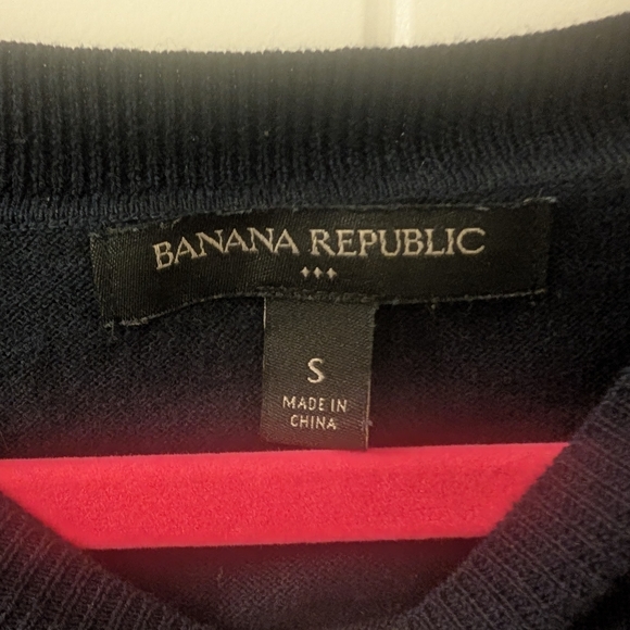 Banana 🍌 Republic - Cat 😺 Intarsia Lightweight Crewneck Sweater Size Small - Picture 4 of 6